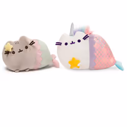 GUND Pusheen Mermaid Plush  Stuffed Animal for Ages 8 and Up  Green/Pink  12