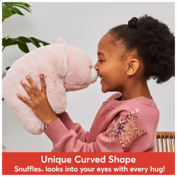 GUND Original Snuffles Teddy Bear  Premium Stuffed Animal for Ages 1 and Up  Pink  10