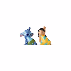 Enesco Lilo and Stitch cermaic Salt and Pepper Shakers, 3.5 Inches, Multicolor