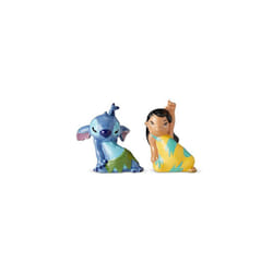 Enesco Lilo and Stitch cermaic Salt and Pepper Shakers, 3.5 Inches, Multicolor