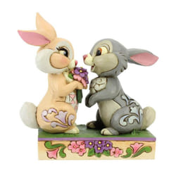 Disney Bambi Bunny Bouquet Thumper and Blossom Figurine