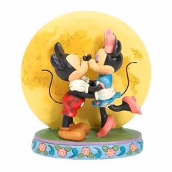 Disney Traditions Mickey and Minnie Mouse 'Magic and Moonlight' Figurine