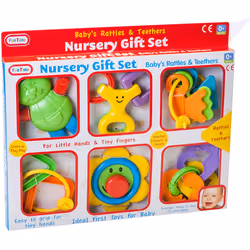 Fun Time Baby's Rattles & Teethers Nursery Gift Set