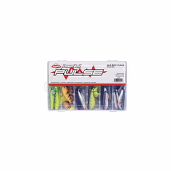 Pulse Shad soft rubber fishing lures kit - set of paddle tail soft baits for pike, perch fishing, lures for zander, trout bai ...