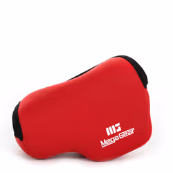 MegaGear MG072, Compact case, Sony, Alpha A5100, A5000 with 16-50mm Lens, NEX-5T, NEX-3N, NEX-5R, Red