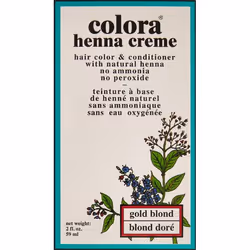 Colora Henna Creme, Blonde, Gold Blond, 60 ml