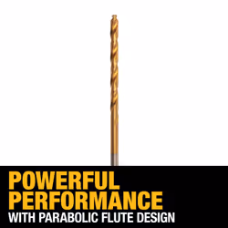 DEWALT DW1307 7/64-Inch Titanium Nitride Split Point Twist Drill Bit