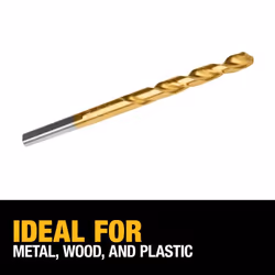 DEWALT DW1314 7/32-Inch Titanium Nitride Speed Tip Point Drill Bit