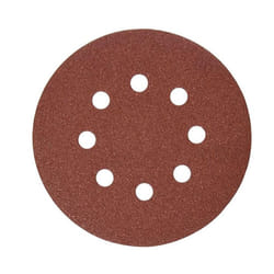 DEWALT DW4309 5-Inch 8 Hole 80 Grit Hook and LoopRandom Orbit Sandpaper (25-Pack)