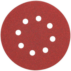 DEWALT DW4310 5-Inch 8 Hole 100 Grit Hook and Loop Random Orbit Sandpaper (25-Pack)