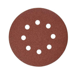 DEWALT DW4312 5-Inch 8 Hole 150 Grit Hook and Loop Random Orbit Sandpaper (25-Pack)