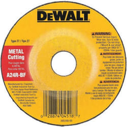 DeWalt DW4518 4-1/2"""" x 1/8"""" x 7/8"""" General Purpose Metal Cutting Wheel