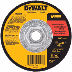 DEWALT Grinding Wheel  General Purpose for Metal  4-1/2-Inch x 1/4-Inch x 5/8-Inch (DW4523)