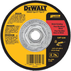 DEWALT Grinding Wheel  General Purpose for Metal  4-1/2-Inch x 1/4-Inch x 5/8-Inch (DW4523)