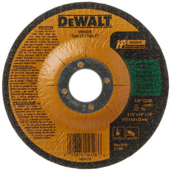 DEWALT 4-1/2"""" Cut Off Wheel  Concrete/Masonry  4-1/2"""" x 1/8"""" x 7/8"""" (DW4528)   Yellow
