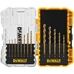 DEWALT Split-Point Twist Drill-Bit Assortment  Titanium Nitride Coated  13pc (DW1363)