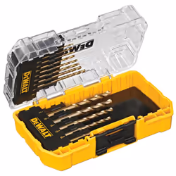 DEWALT Split-Point Twist Drill-Bit Assortment  Titanium Nitride Coated  13pc (DW1363)