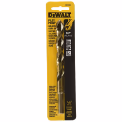 DEWALT DW1932 1/2-Inch Gold Ferrous Oxide Pilot Point Twist Drill Bit
