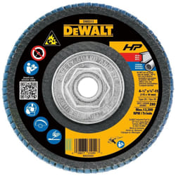 DEWALT Flap Disc  Zirconia  4-1/2-Inch by 5/8-Inch-11  80-Grit (DW8313)