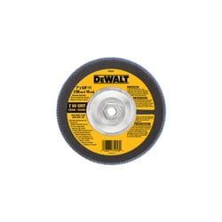 DEWALT DW8329 7-Inch by 5/8-Inch-11 60 Grit Zirconia Angle Grinder Flap Disc