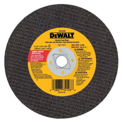 DEWALT DW3508 6-1/2-Inch by 1/8-Inch by 5/8-Inch A24R Abrasive Metal Cutting Wheel