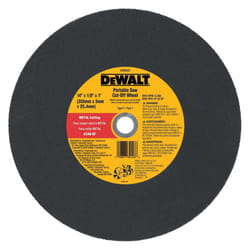 DeWalt DW8021 14"""" x 5/32"""" x 20mm Metal Cutting High Speed Cut-Off Wheel