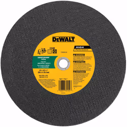 DeWalt DW8024 14"""" x 1/8"""" x 1"""" Concrete/Masonry High Speed Cut-Off Wheel