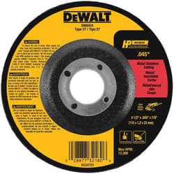 DEWALT DW8424 Thin Cutting Wheel  4-1/2-Inch x .045-Inch x 7/8-Inch  Pack of 1