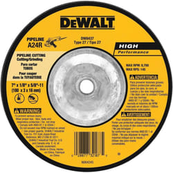 Dewalt 7 In. X 1/8 In. X 5/8 In. To 11 High Performance Pipeline Wheel