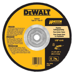 DEWALT DeWalt DW8439 11 Pipeliner Cut/Grind Wheel  9-Inch X 1/8-Inch X 5/8-Inch