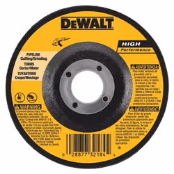 DEWALT DW8484 5-Inch by 1/8-Inch by 7/8-Inch High Performance Pipeline Wheel