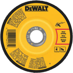 DEWALT DW4544 5-Inch by 1/4-Inch High Performance Fast Metal Grinding Wheel  5/8-11-Inch Arbor