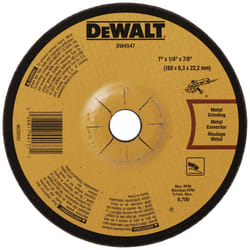 DEWALT DW4547 7-Inch by 1/4-Inch High Performance Fast Metal Grinding Wheel  7/8-Inch Arbor