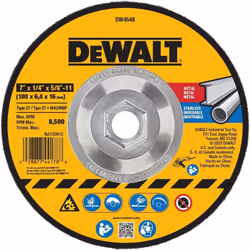 DEWALT DW4548 7-Inch by 1/4-Inch by 5/8-Inch-11 High Performance Fast Metal Grinding Wheel