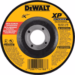 DEWALT DW8808 4-1/2-Inch by 1/4-Inch Extended Performance Grinding Wheel 7/8-Inch Arbor