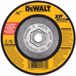 DEWALT DW8831 9-Inch by 1/8-Inch by 5/8-Inch-11 XP Grinding Wheel