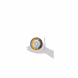 DEWALT DW4551 Masonry Grinding Wheel  5/8-11-Inch Arbor  4-1/2-Inch by 1/4-Inch