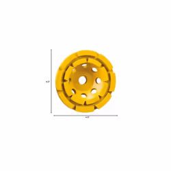 DEWALT Grinding Wheel  Double Row  Diamond Cup  4-1/2-Inch (DW4774)