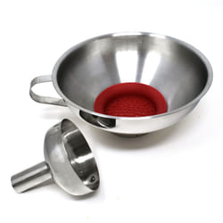 Norpro Stainless Steel Funnel with Removable Spout Silver 5 inch