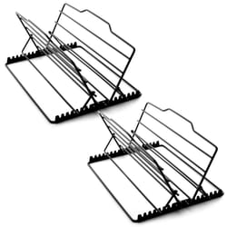 Norpro Nonstick Adjustable Roasting Rack Heavy Duty  Adjust to 7 positions  2Count