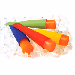 Norpro 4-Piece Silicone Ice Pop Maker Set - Assorted Colors