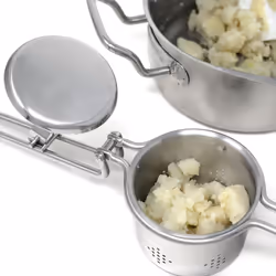 Norpro Stainless Steel Potato Ricer  12in/30.5cm and holds 2.75c/22oz  Silver