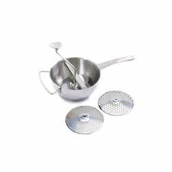 Norpro Deluxe Food Mill  Stainless Steel  2 qt  Shown