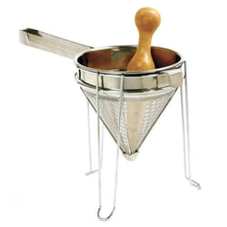 Norpro Stainless Steel 642 Chinois with Stand and Pestle Set  9"" x 7"" x 7""