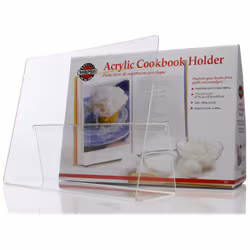 Norpro Acrylic CookBook / IPad / Tablet Holder  9""""D x 12.5""""W x 3.25""""H