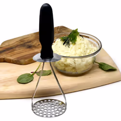 Norpro  1 EA Grip-EZ S/S Masher W/Guard  Shown