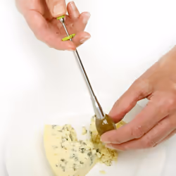 Norpro 1363 Stainless Steel Olive Stuffer  with Comfort Grips  5.25""""  Green