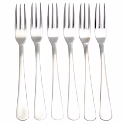 Norpro Hors D'oeuvres Forks Set of 6  Silver