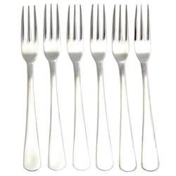 Norpro Hors D'oeuvres Forks Set of 6  Silver