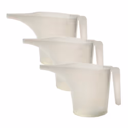 Norpro Plastic Measuring Funnel Pitcher  2 Cup Capacity Pack of 3